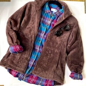 White Sierra ~ Brown Teddy Jacket